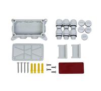 Laikoutd Caja de Conexiones Impermeable de instalación rápida para Exteriores 6 Puntos de conexión para Caja de construcción de Uso Profesional WAGO211-412 413 415