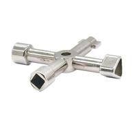 LAJHDCG Llave triangular Universal multifunción de 4 vías, llaves de fontanero, triángulo for medidores eléctricos de Gas, gabinetes, radiadores de purga (1~10 Uds.)(Style A 5pcs)