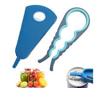 LAJUP Abrelatas Manual, 2 piezas Abrelatas Profesional Manual, Multifunción Abridor Latas, Abre Tarros para Ancianos y Manos Débiles Sufridores Artritis, para abrir tapas de tarros, tapas de botellas
