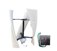 Lakenbroade Turbina aerogeneradora de Eje Vertical 12000, 3 aspas, bajo Ruido, 12V/24V, 48V, Molino de Viento, generador de turbina, Juego Completo,24V