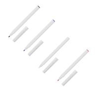 LALADEFIEE Marcadores para Tatuar Prácticos de Plástico Blanco, 4 Piezas para Cejas y Piercing, Líneas Limpias y Precisas en Salón de Tatuajes