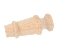 LALADEFIEE Pata de Mesa de Madera Maciza Europea Estilo Vintage, Forma Cilíndrica Ergonómica Segura, Madera de Caucho Marrón Bordes Redondeados para Sala de Estar