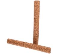 LALADEFIEE Tapones de Corcho Prácticos para Botellas de Vino y Vidrio, Ambiente Completamente Sellado, Material de Corcho Natural, Paquete de 2 Piezas para Cafés y Bares