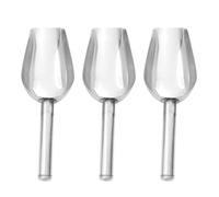 LALAFINA 3 Piezas Pala Utensilio de de Cubitos Recogedora de Acero Granos y Inoxidable Resistente Versátil Secos para Restaurantes y Buffets para Alimentos Helados