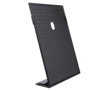 LALAFINA Expositor de Menú de Mesa, Porta Menú de Ps Negro, para Anuncios y Tarjetas de Visita, Estable sobre Mostrador y Mesa de Restaurante, Protege de Polvo, Agua y Suciedad