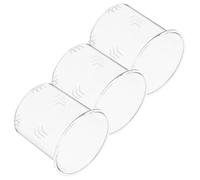 LALAFINA Filtro Infusor de Té Suelto Reutilizable de Vidrio, Kit de 3 Coladores para Taza y Tetera, Apto para Uso en Cafetería y Calientaplatos