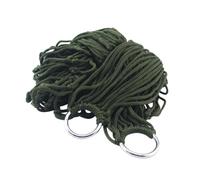 LALAFINA Hamaca Colgante Portátil de Nylon para Camping y Jardín, Ligera y Transpirable, Red Resistente para Exteriores y Relajación al Aire Libre