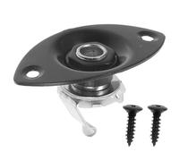 LALAFINA Placa de Metal para Conector de Guitarra Eléctrica Negro Fácil Instalación y Resistencia a Roturas para Guitarristas Profesionales Varios estilos