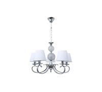 Lamapara de techo metal color cromo serie honduras 60cm