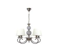 Lamapara de techo metal color cromo serie honduras 60cm