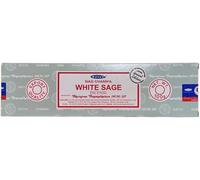 LAMARE Varillas de Incienso Satya White Sage (Salvia Blanca) - 1 Paquetes de 100 g (Entre 80-90 Varillas) - Aromaterapia - Meditación - Yoga - Packaging EcoFriendly