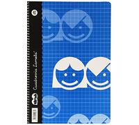 Cuaderno Espiral LAMELA Folio 80H Cuadrovía 4 mm. Tapa Básica Surtido