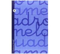 Lamela 7FTE004A - Cuaderno folio en espiral, color azul