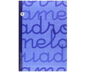 Lamela 7FTE004A - Cuaderno folio en espiral, color azul