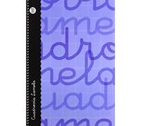 Lamela 99-N - Cuaderno con espiral A4, folio, tapa dura, color azul, talla 80 pÃ¡ginas/ 3 mm