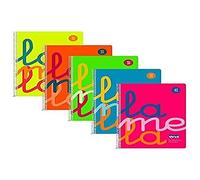 Lamela B07CKKGVF4, Bloc 1/4 Fluor PP 80 Hojas CuadrÃcula 90g, 3mm