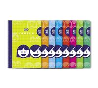 Lamela Bloc Tapa Blanda Fº 80H Cuadrovia 3 Mm (8 Col.Surt.) (Set de 10)