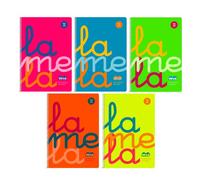 Lamela Bloc Tapa Polipropileno 4º 80H Cuadrovia 3 Mm Surtidos (6 Col.) (Set de 6)