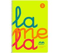 Lamela Bloc Tapa Polipropileno Fº 80H Cuadrovia 3 Mm Amarillo (Set de 5)