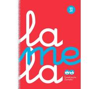 Lamela Bloc Tapa Polipropileno Fº 80H Cuadrovia 3 Mm Rojo (Set de 5)