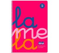 Lamela Bloc Tapa Polipropileno Fº 80H Cuadrovia 3 Mm Rosa (Set de 5)