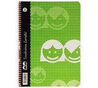 Lamela, Cuaderno básico, 40 hojas, 2.5 mm, 07002, Surtido: Modelos/Colores Aleatorios,
