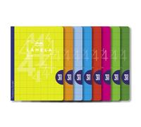Lamela Libreta Grapada 50H 4º Cuadrovia 3 Mm Colores Surtidos (8) (Set de 10)