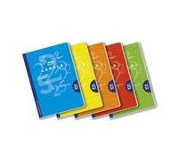 Lamela libreta grapada 50h a4 cuadrovia 2,5 mm surtido pack de 5 (5 co