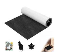 Lámina de Fieltro Moqueta Acustica Adhesiva Coche Gris Oscuro Rollo de Tela | 40 X250 CM, 1mm de Grosor Tela de Adhesivo para Tapizar Coches, Furgonetas, Barcos Y Otros