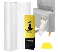Lámina protectora para rascar gatos, autoadhesiva, 40 cm x 3 m, protección contra arañazos para sofá, protector de pantalla transparente contra arañazos, para sofá, pared (40 cm x 300 cm)