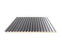 Láminas de techo de aluminio aisladas para solárium, invernadero, 6 piezas duraderas para uso en exteriores para una protección eficiente de la luz solar