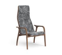 Swedese Butaca Lamino Piel de oveja scandinavian grey. nogal lacado