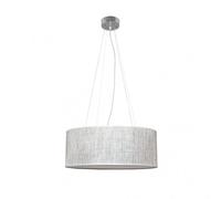 Lampada a sospensione asuncion 4xe27 grigio regx50 di fabrilamp.