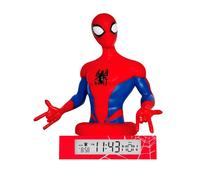 Lampara 3d con despertador y fecha spiderman (4x1)