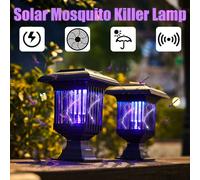 Lámpara antimosquitos con energía Solar Oudoor, repelente de mosquitos portátil sin radiación, trampa silenciosa para insectos, eliminador de mosquitos, 2024 A