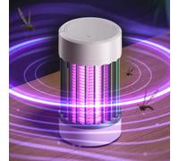 Lámpara antimosquitos de descarga eléctrica, luz UV, trampa antimosquitos USB para dormitorio, uso de acampada al aire libre, mata polillas, avispas y mosquitos C