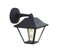 Lámpara Aplique LED Exterior E27 V-TAC VT-843 Muro Negro IP44