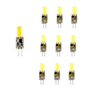 Lámpara Bombilla LED G4 LED Cob 12V CD 6500 K luz fría 3 W, Equivalentes a 20W Halogena (10-Unidades) 6354