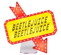 Paladone Beetlejuice Icon Accent Light - Producto oficial de la icónica película de terror retro, decoración de habitación espeluznante y regalo, accesorio gótico para dormitorio y luz nocturna para