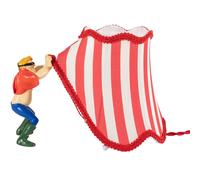 Lámpara CIRCUS ABATJOUR SUPERMAN 26 cm, multicolor, resina, Seletti