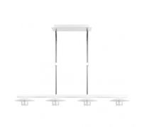 Lampara ciudad del cabo 4l 24w 4000k blanco/plata regx85x15 cm 1920 l