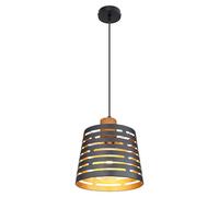 Globo Lighting Ablona lámpara colgante 1x60 W negro 15451H