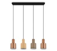 Lámpara colgante AGUDO de Trio Leuchten, modelo Agudo, casquillo E27, multicolor, metal