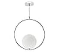 Lampara colgante aimee esfera 1xe27 cromo de fabrilamp.