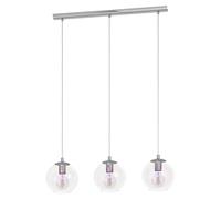 Eglo Lámpara colgante Ariscani 2 (60 W, L x An x Al: 76,5 x 16,5 x 110 cm, Cromo, E27)