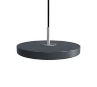 Lámpara Colgante Asteria Micro con Parte Superior de Acero y Antracita