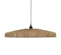 Atmosphera - Lámpara colgante Bellamy - Yute trenzado beige, 58 cm, altura regulable, estilo bohemio
