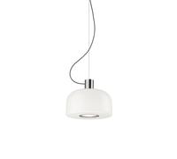 Flos Lámpara colgante Bellhop Glass S1 Bright aluminum