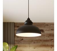 Lindby Lámpara colgante Cliona (Moderno) en Negro hecho de Metal e.o. para Salón & Comedor (1 llama, E27) lámpara techo