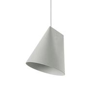 Lámpara Colgante Colgante de Cerámica Gris Ancha
